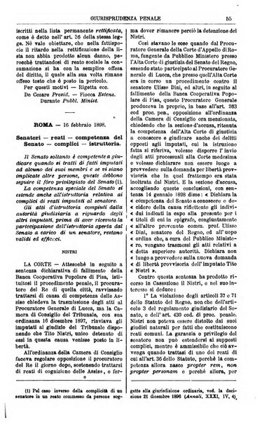 Annali della giurisprudenza italiana raccolta generale delle decisioni delle Corti di cassazione e d'appello in materia civile, criminale, commerciale, di diritto pubblico e amministrativo, e di procedura civile e penale