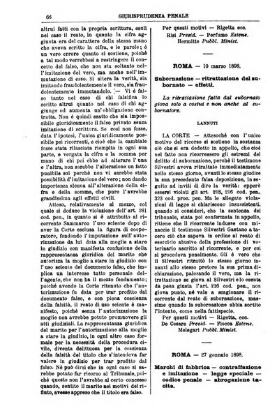 Annali della giurisprudenza italiana raccolta generale delle decisioni delle Corti di cassazione e d'appello in materia civile, criminale, commerciale, di diritto pubblico e amministrativo, e di procedura civile e penale