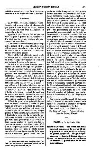 Annali della giurisprudenza italiana raccolta generale delle decisioni delle Corti di cassazione e d'appello in materia civile, criminale, commerciale, di diritto pubblico e amministrativo, e di procedura civile e penale