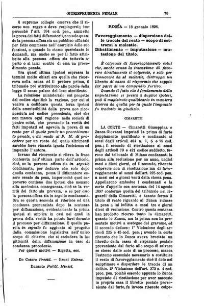 Annali della giurisprudenza italiana raccolta generale delle decisioni delle Corti di cassazione e d'appello in materia civile, criminale, commerciale, di diritto pubblico e amministrativo, e di procedura civile e penale