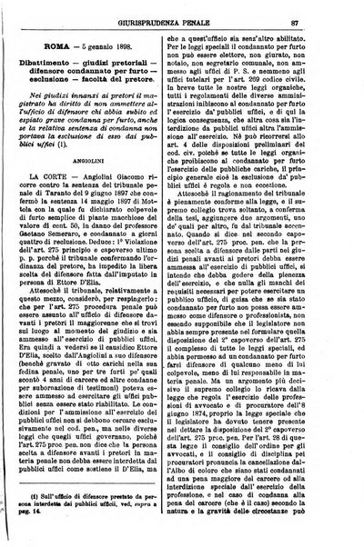 Annali della giurisprudenza italiana raccolta generale delle decisioni delle Corti di cassazione e d'appello in materia civile, criminale, commerciale, di diritto pubblico e amministrativo, e di procedura civile e penale