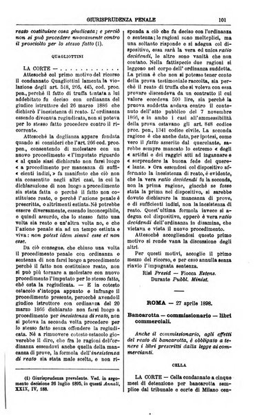 Annali della giurisprudenza italiana raccolta generale delle decisioni delle Corti di cassazione e d'appello in materia civile, criminale, commerciale, di diritto pubblico e amministrativo, e di procedura civile e penale