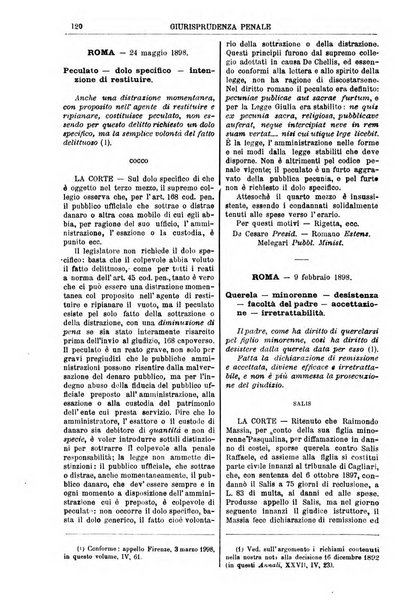 Annali della giurisprudenza italiana raccolta generale delle decisioni delle Corti di cassazione e d'appello in materia civile, criminale, commerciale, di diritto pubblico e amministrativo, e di procedura civile e penale