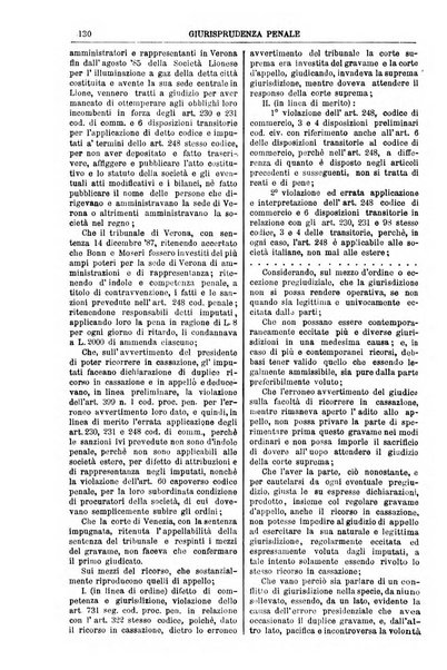 Annali della giurisprudenza italiana raccolta generale delle decisioni delle Corti di cassazione e d'appello in materia civile, criminale, commerciale, di diritto pubblico e amministrativo, e di procedura civile e penale