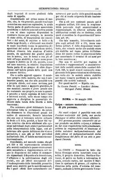 Annali della giurisprudenza italiana raccolta generale delle decisioni delle Corti di cassazione e d'appello in materia civile, criminale, commerciale, di diritto pubblico e amministrativo, e di procedura civile e penale