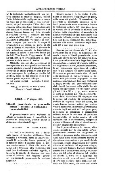 Annali della giurisprudenza italiana raccolta generale delle decisioni delle Corti di cassazione e d'appello in materia civile, criminale, commerciale, di diritto pubblico e amministrativo, e di procedura civile e penale