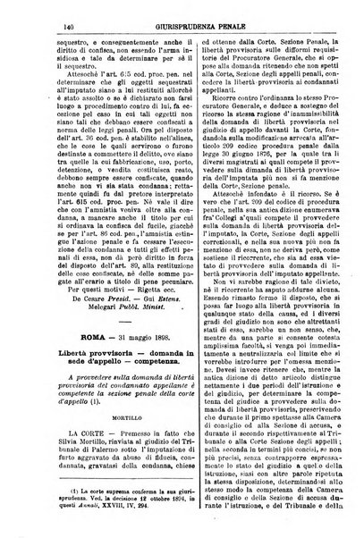 Annali della giurisprudenza italiana raccolta generale delle decisioni delle Corti di cassazione e d'appello in materia civile, criminale, commerciale, di diritto pubblico e amministrativo, e di procedura civile e penale