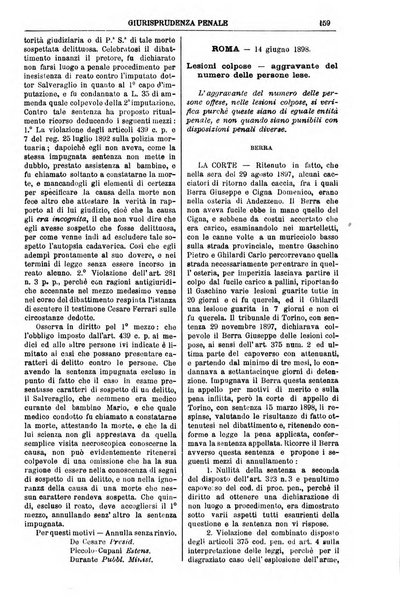 Annali della giurisprudenza italiana raccolta generale delle decisioni delle Corti di cassazione e d'appello in materia civile, criminale, commerciale, di diritto pubblico e amministrativo, e di procedura civile e penale