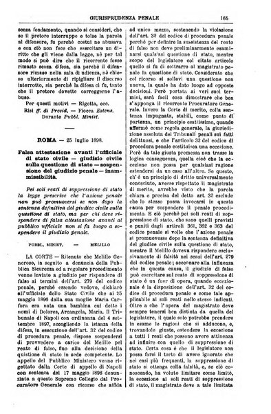 Annali della giurisprudenza italiana raccolta generale delle decisioni delle Corti di cassazione e d'appello in materia civile, criminale, commerciale, di diritto pubblico e amministrativo, e di procedura civile e penale