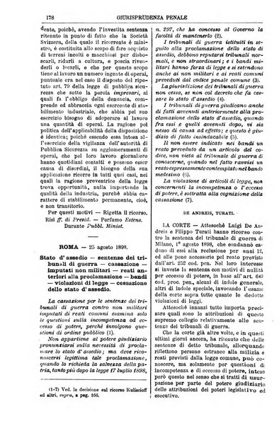 Annali della giurisprudenza italiana raccolta generale delle decisioni delle Corti di cassazione e d'appello in materia civile, criminale, commerciale, di diritto pubblico e amministrativo, e di procedura civile e penale