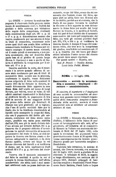 Annali della giurisprudenza italiana raccolta generale delle decisioni delle Corti di cassazione e d'appello in materia civile, criminale, commerciale, di diritto pubblico e amministrativo, e di procedura civile e penale