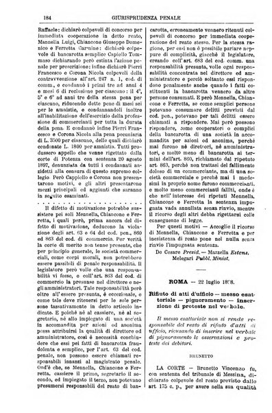 Annali della giurisprudenza italiana raccolta generale delle decisioni delle Corti di cassazione e d'appello in materia civile, criminale, commerciale, di diritto pubblico e amministrativo, e di procedura civile e penale