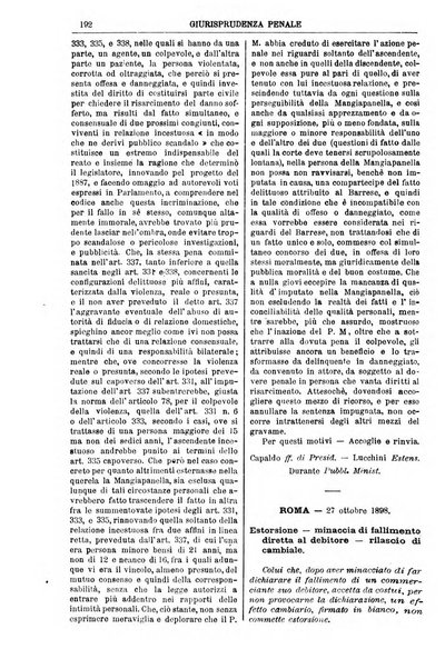 Annali della giurisprudenza italiana raccolta generale delle decisioni delle Corti di cassazione e d'appello in materia civile, criminale, commerciale, di diritto pubblico e amministrativo, e di procedura civile e penale