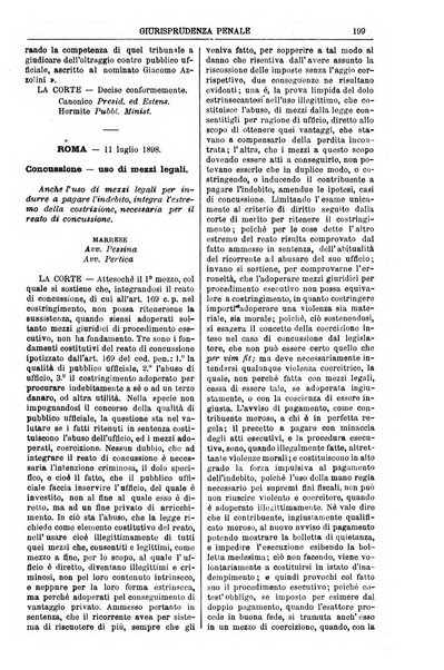 Annali della giurisprudenza italiana raccolta generale delle decisioni delle Corti di cassazione e d'appello in materia civile, criminale, commerciale, di diritto pubblico e amministrativo, e di procedura civile e penale