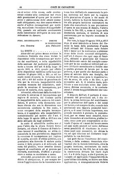 Annali della giurisprudenza italiana raccolta generale delle decisioni delle Corti di cassazione e d'appello in materia civile, criminale, commerciale, di diritto pubblico e amministrativo, e di procedura civile e penale