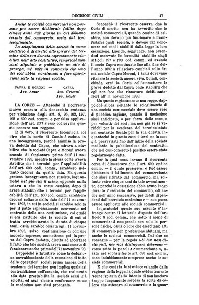 Annali della giurisprudenza italiana raccolta generale delle decisioni delle Corti di cassazione e d'appello in materia civile, criminale, commerciale, di diritto pubblico e amministrativo, e di procedura civile e penale