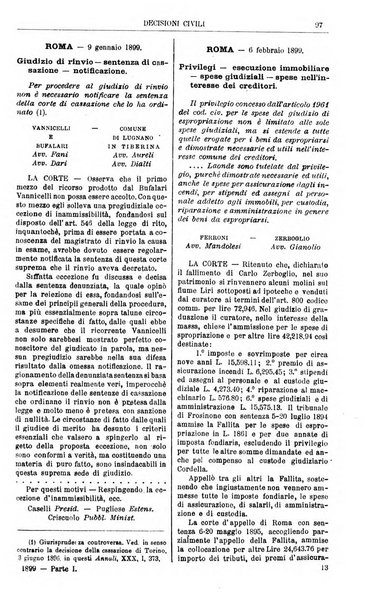 Annali della giurisprudenza italiana raccolta generale delle decisioni delle Corti di cassazione e d'appello in materia civile, criminale, commerciale, di diritto pubblico e amministrativo, e di procedura civile e penale