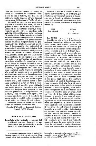 Annali della giurisprudenza italiana raccolta generale delle decisioni delle Corti di cassazione e d'appello in materia civile, criminale, commerciale, di diritto pubblico e amministrativo, e di procedura civile e penale