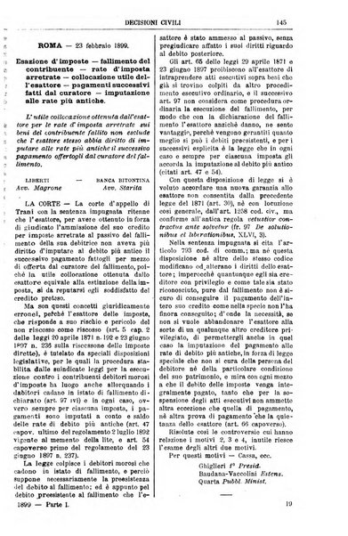 Annali della giurisprudenza italiana raccolta generale delle decisioni delle Corti di cassazione e d'appello in materia civile, criminale, commerciale, di diritto pubblico e amministrativo, e di procedura civile e penale