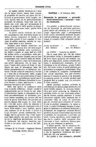 Annali della giurisprudenza italiana raccolta generale delle decisioni delle Corti di cassazione e d'appello in materia civile, criminale, commerciale, di diritto pubblico e amministrativo, e di procedura civile e penale