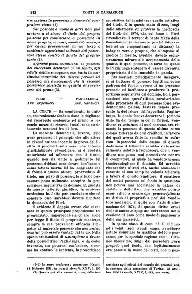 Annali della giurisprudenza italiana raccolta generale delle decisioni delle Corti di cassazione e d'appello in materia civile, criminale, commerciale, di diritto pubblico e amministrativo, e di procedura civile e penale