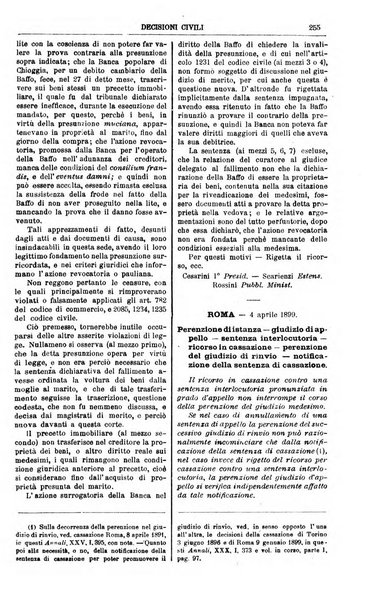 Annali della giurisprudenza italiana raccolta generale delle decisioni delle Corti di cassazione e d'appello in materia civile, criminale, commerciale, di diritto pubblico e amministrativo, e di procedura civile e penale