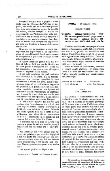 Annali della giurisprudenza italiana raccolta generale delle decisioni delle Corti di cassazione e d'appello in materia civile, criminale, commerciale, di diritto pubblico e amministrativo, e di procedura civile e penale