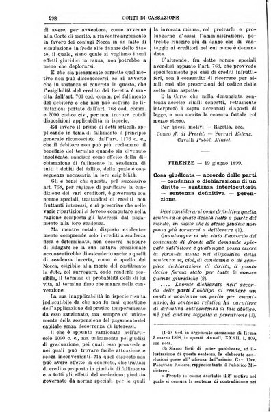 Annali della giurisprudenza italiana raccolta generale delle decisioni delle Corti di cassazione e d'appello in materia civile, criminale, commerciale, di diritto pubblico e amministrativo, e di procedura civile e penale