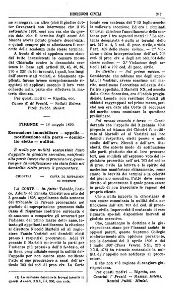 Annali della giurisprudenza italiana raccolta generale delle decisioni delle Corti di cassazione e d'appello in materia civile, criminale, commerciale, di diritto pubblico e amministrativo, e di procedura civile e penale