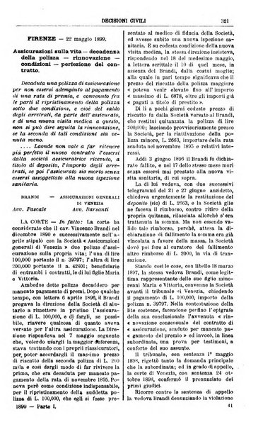 Annali della giurisprudenza italiana raccolta generale delle decisioni delle Corti di cassazione e d'appello in materia civile, criminale, commerciale, di diritto pubblico e amministrativo, e di procedura civile e penale