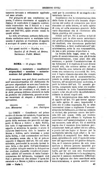 Annali della giurisprudenza italiana raccolta generale delle decisioni delle Corti di cassazione e d'appello in materia civile, criminale, commerciale, di diritto pubblico e amministrativo, e di procedura civile e penale