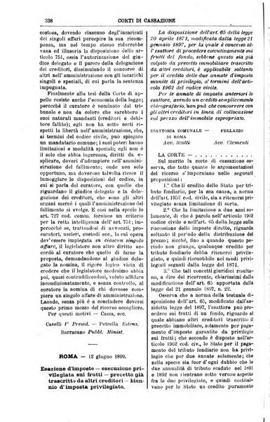 Annali della giurisprudenza italiana raccolta generale delle decisioni delle Corti di cassazione e d'appello in materia civile, criminale, commerciale, di diritto pubblico e amministrativo, e di procedura civile e penale