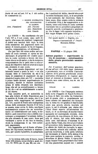 Annali della giurisprudenza italiana raccolta generale delle decisioni delle Corti di cassazione e d'appello in materia civile, criminale, commerciale, di diritto pubblico e amministrativo, e di procedura civile e penale