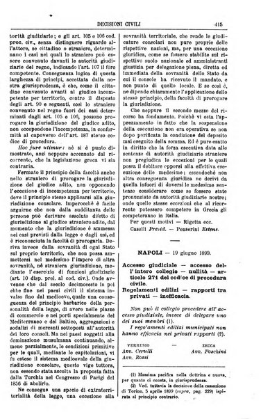 Annali della giurisprudenza italiana raccolta generale delle decisioni delle Corti di cassazione e d'appello in materia civile, criminale, commerciale, di diritto pubblico e amministrativo, e di procedura civile e penale