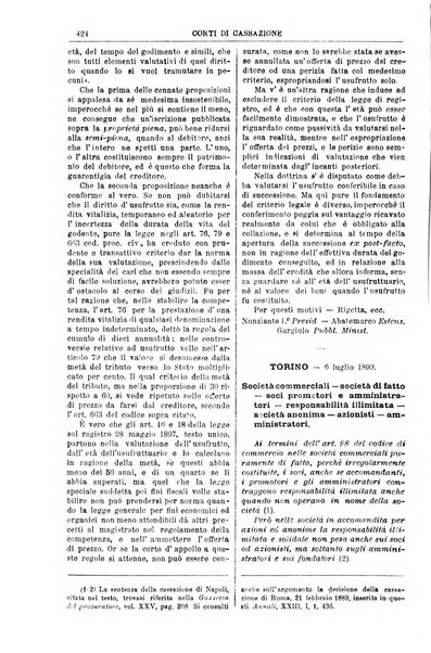 Annali della giurisprudenza italiana raccolta generale delle decisioni delle Corti di cassazione e d'appello in materia civile, criminale, commerciale, di diritto pubblico e amministrativo, e di procedura civile e penale