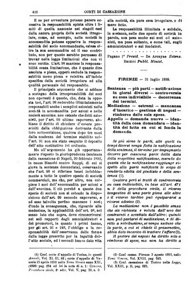 Annali della giurisprudenza italiana raccolta generale delle decisioni delle Corti di cassazione e d'appello in materia civile, criminale, commerciale, di diritto pubblico e amministrativo, e di procedura civile e penale