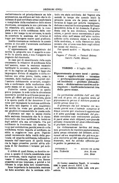 Annali della giurisprudenza italiana raccolta generale delle decisioni delle Corti di cassazione e d'appello in materia civile, criminale, commerciale, di diritto pubblico e amministrativo, e di procedura civile e penale