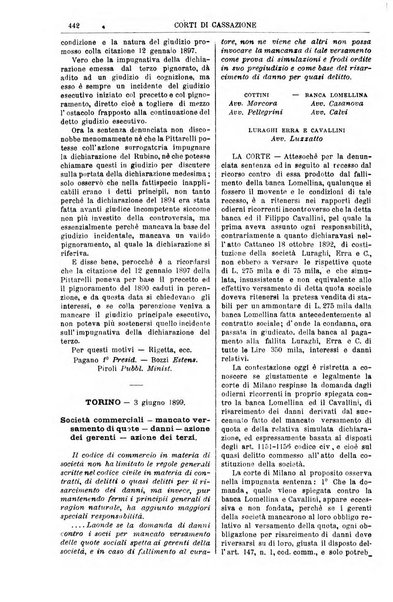 Annali della giurisprudenza italiana raccolta generale delle decisioni delle Corti di cassazione e d'appello in materia civile, criminale, commerciale, di diritto pubblico e amministrativo, e di procedura civile e penale