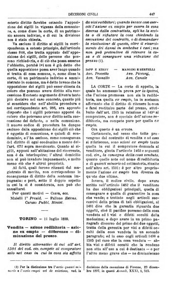 Annali della giurisprudenza italiana raccolta generale delle decisioni delle Corti di cassazione e d'appello in materia civile, criminale, commerciale, di diritto pubblico e amministrativo, e di procedura civile e penale