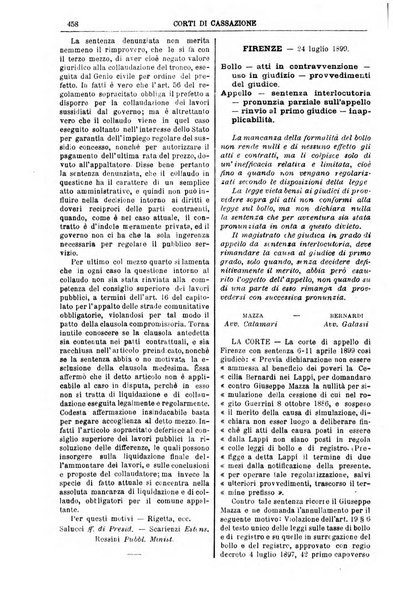 Annali della giurisprudenza italiana raccolta generale delle decisioni delle Corti di cassazione e d'appello in materia civile, criminale, commerciale, di diritto pubblico e amministrativo, e di procedura civile e penale