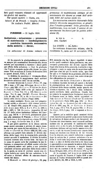 Annali della giurisprudenza italiana raccolta generale delle decisioni delle Corti di cassazione e d'appello in materia civile, criminale, commerciale, di diritto pubblico e amministrativo, e di procedura civile e penale