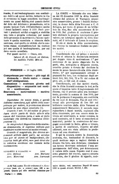 Annali della giurisprudenza italiana raccolta generale delle decisioni delle Corti di cassazione e d'appello in materia civile, criminale, commerciale, di diritto pubblico e amministrativo, e di procedura civile e penale