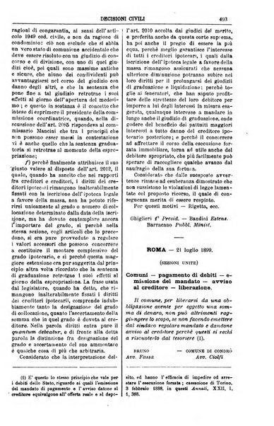 Annali della giurisprudenza italiana raccolta generale delle decisioni delle Corti di cassazione e d'appello in materia civile, criminale, commerciale, di diritto pubblico e amministrativo, e di procedura civile e penale