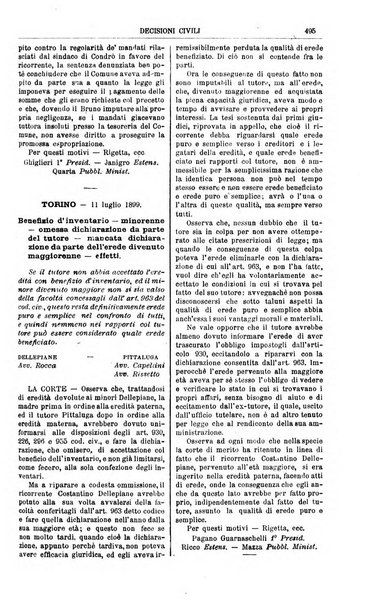 Annali della giurisprudenza italiana raccolta generale delle decisioni delle Corti di cassazione e d'appello in materia civile, criminale, commerciale, di diritto pubblico e amministrativo, e di procedura civile e penale