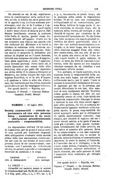 Annali della giurisprudenza italiana raccolta generale delle decisioni delle Corti di cassazione e d'appello in materia civile, criminale, commerciale, di diritto pubblico e amministrativo, e di procedura civile e penale