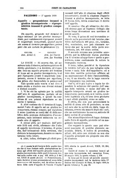 Annali della giurisprudenza italiana raccolta generale delle decisioni delle Corti di cassazione e d'appello in materia civile, criminale, commerciale, di diritto pubblico e amministrativo, e di procedura civile e penale