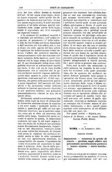 Annali della giurisprudenza italiana raccolta generale delle decisioni delle Corti di cassazione e d'appello in materia civile, criminale, commerciale, di diritto pubblico e amministrativo, e di procedura civile e penale