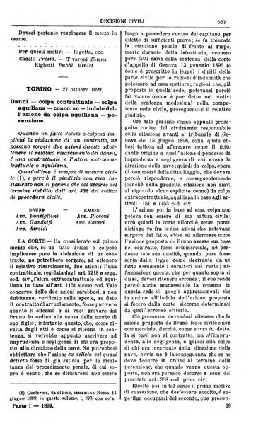 Annali della giurisprudenza italiana raccolta generale delle decisioni delle Corti di cassazione e d'appello in materia civile, criminale, commerciale, di diritto pubblico e amministrativo, e di procedura civile e penale