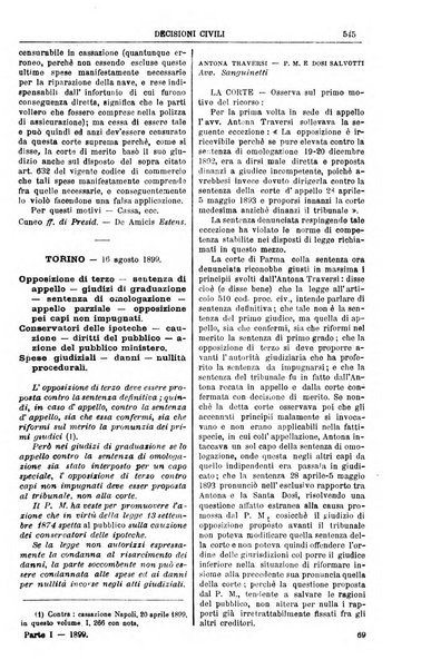 Annali della giurisprudenza italiana raccolta generale delle decisioni delle Corti di cassazione e d'appello in materia civile, criminale, commerciale, di diritto pubblico e amministrativo, e di procedura civile e penale