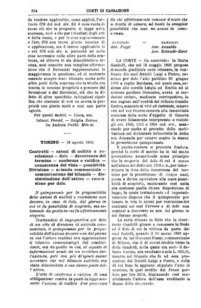 Annali della giurisprudenza italiana raccolta generale delle decisioni delle Corti di cassazione e d'appello in materia civile, criminale, commerciale, di diritto pubblico e amministrativo, e di procedura civile e penale